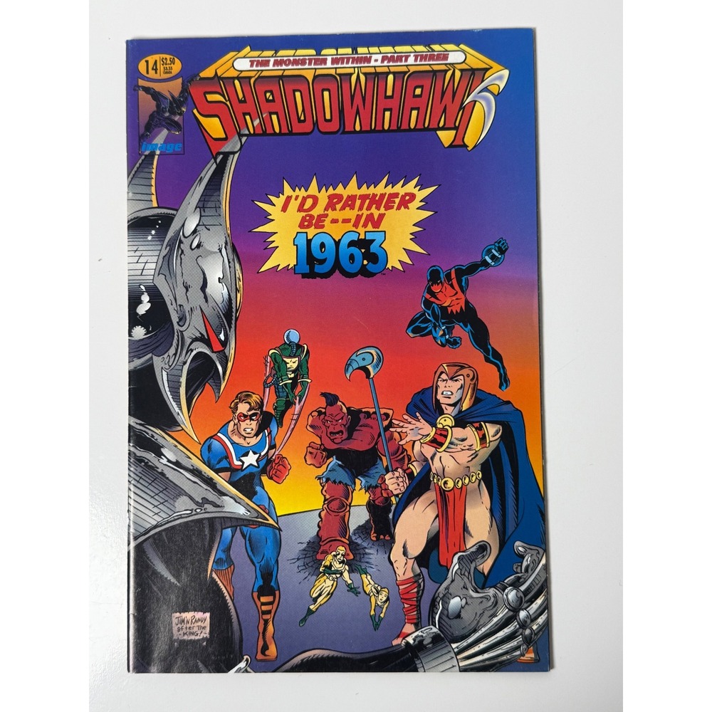 Shadowhawk 14 Image Comics 1994 Jim Valentino Cover The Monster Within Part 3